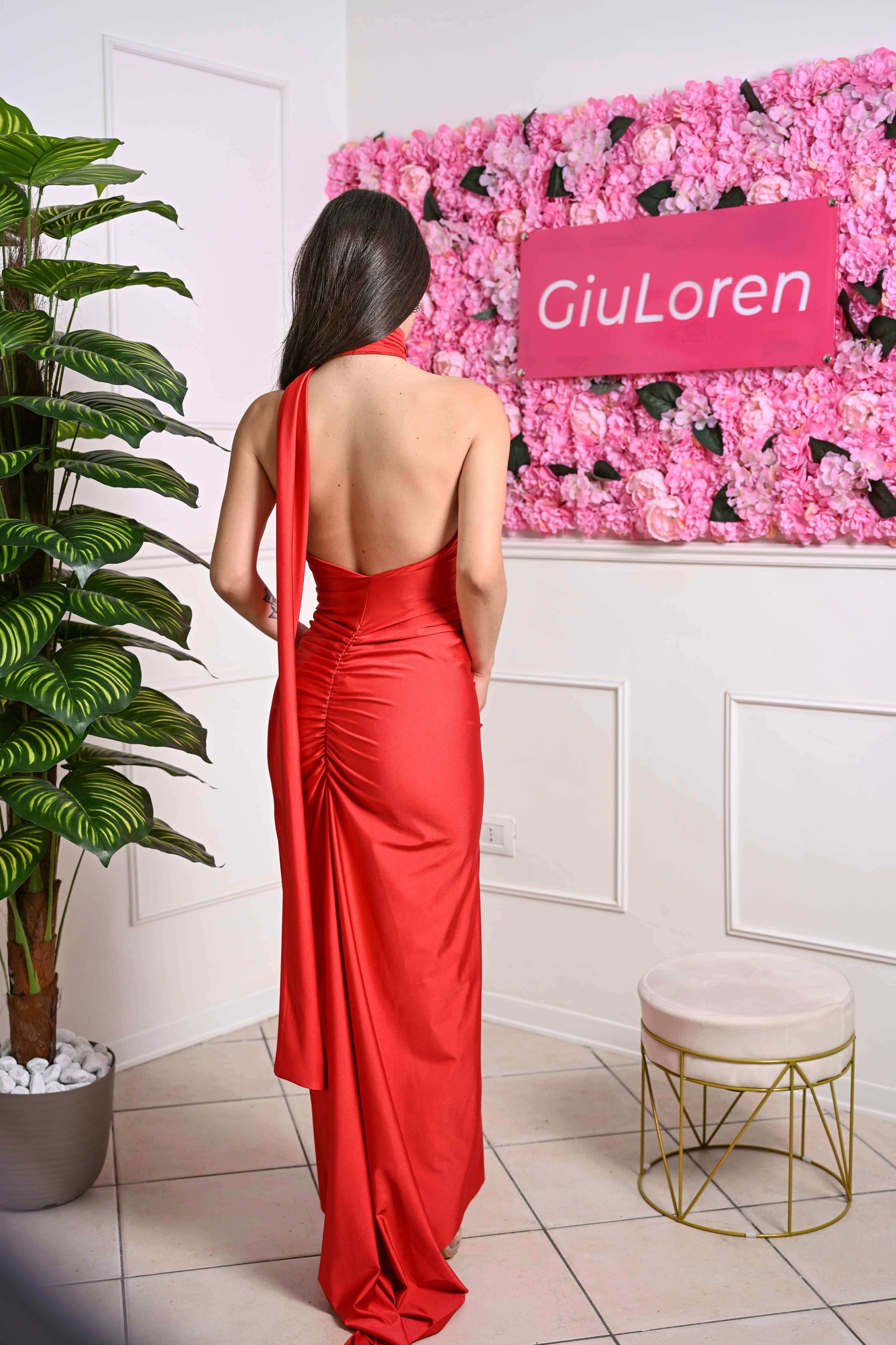 Abito Sirena rosso