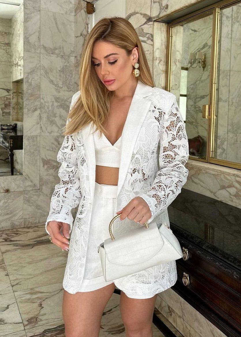 Completo Giacca In Pizzo