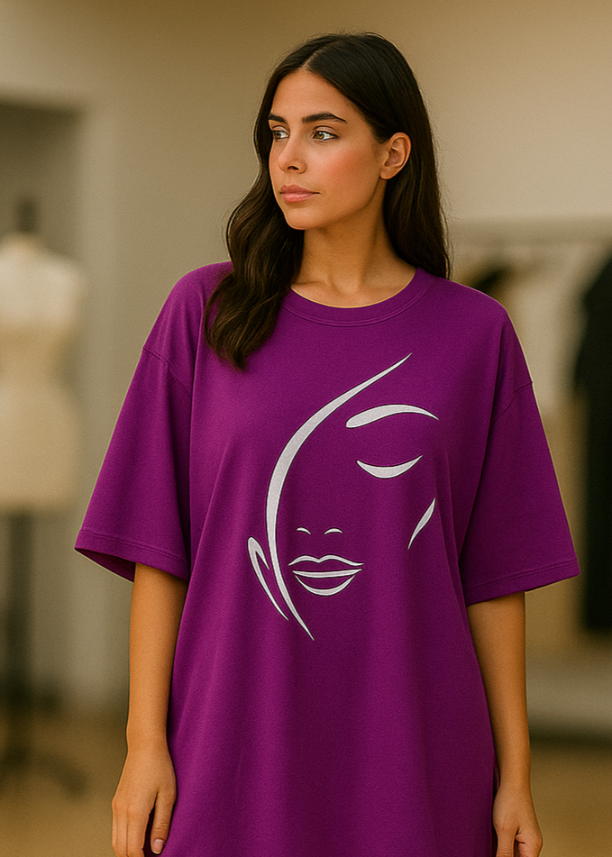 maglia poppei curvy viola