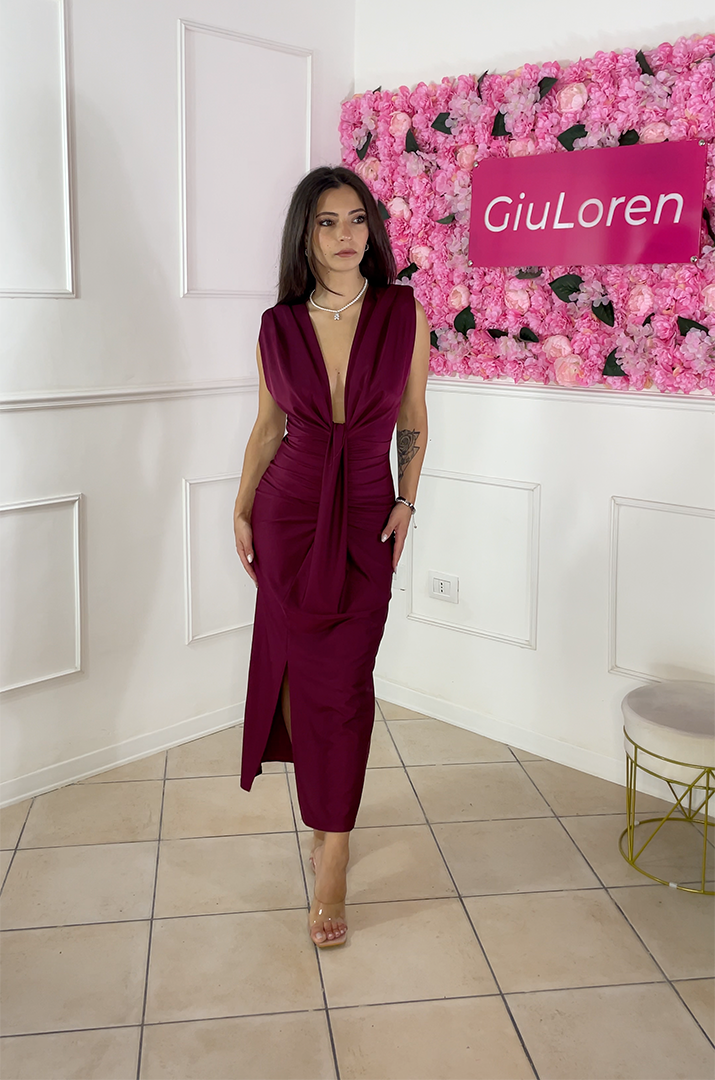 Vestito Perla marrone