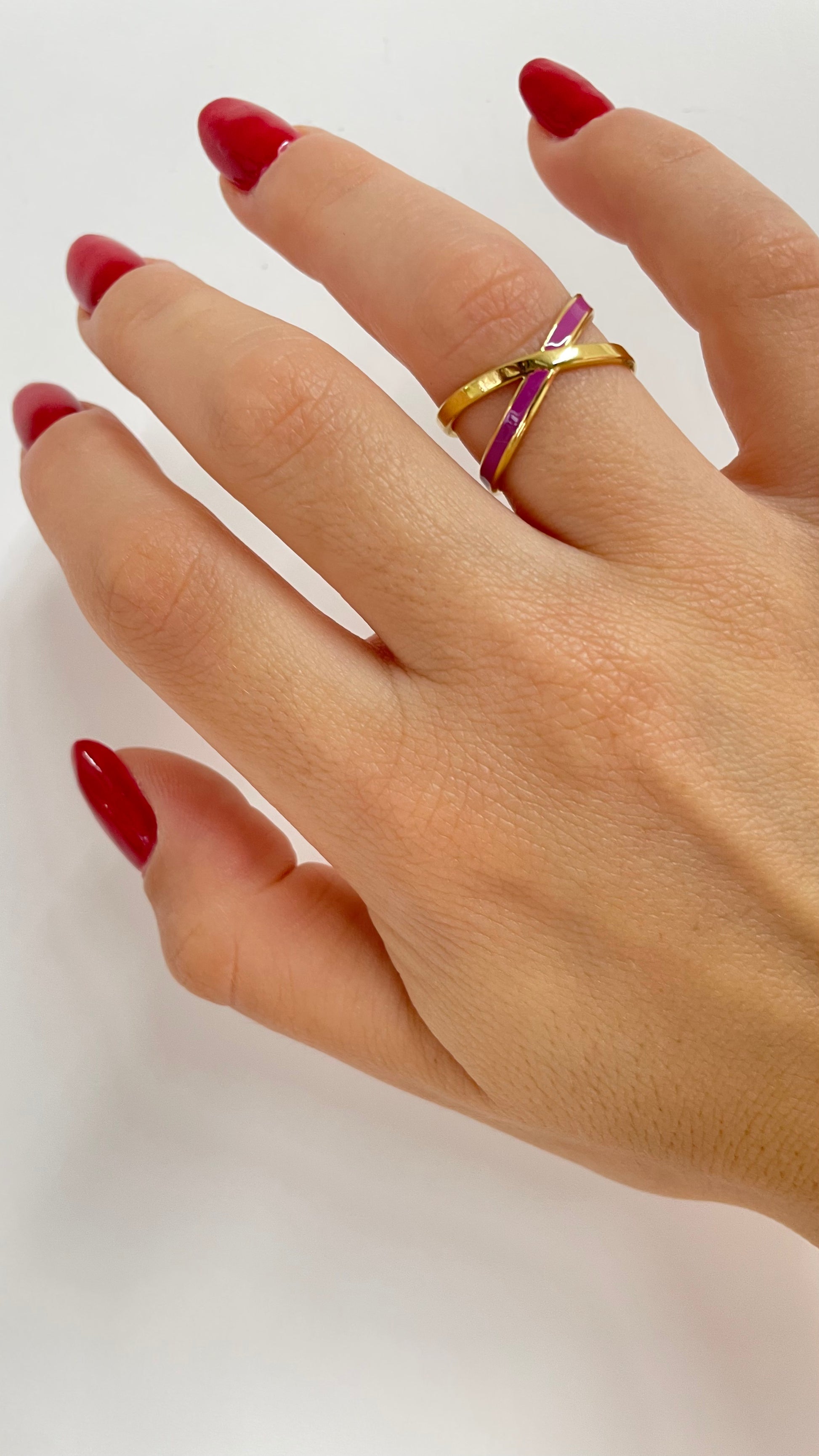 anello mathilde fucsia