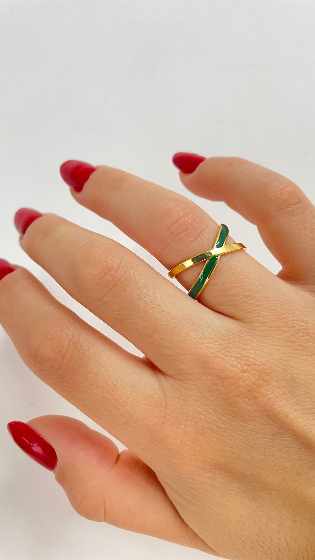 anello mathilde verde