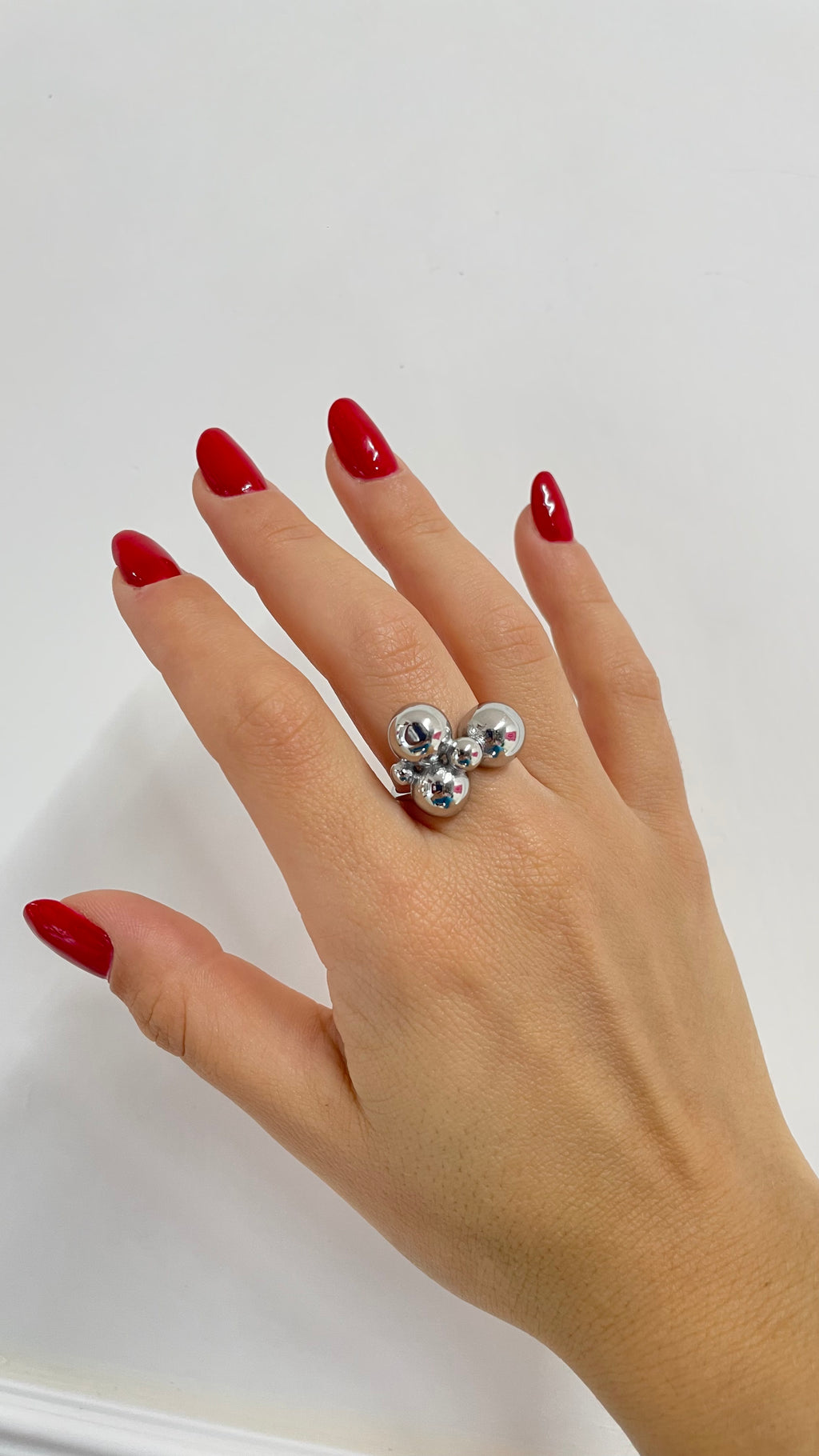 anello brigitte argento