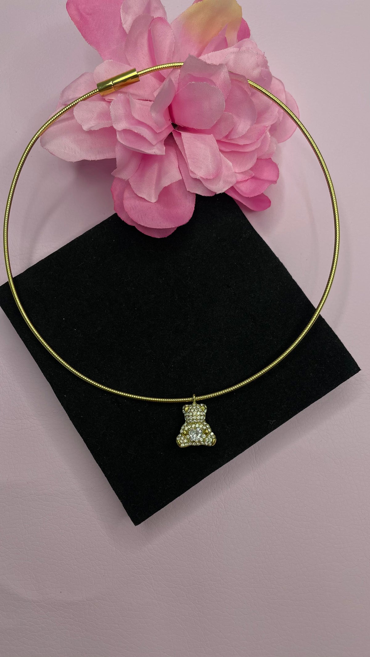 collana orso oro