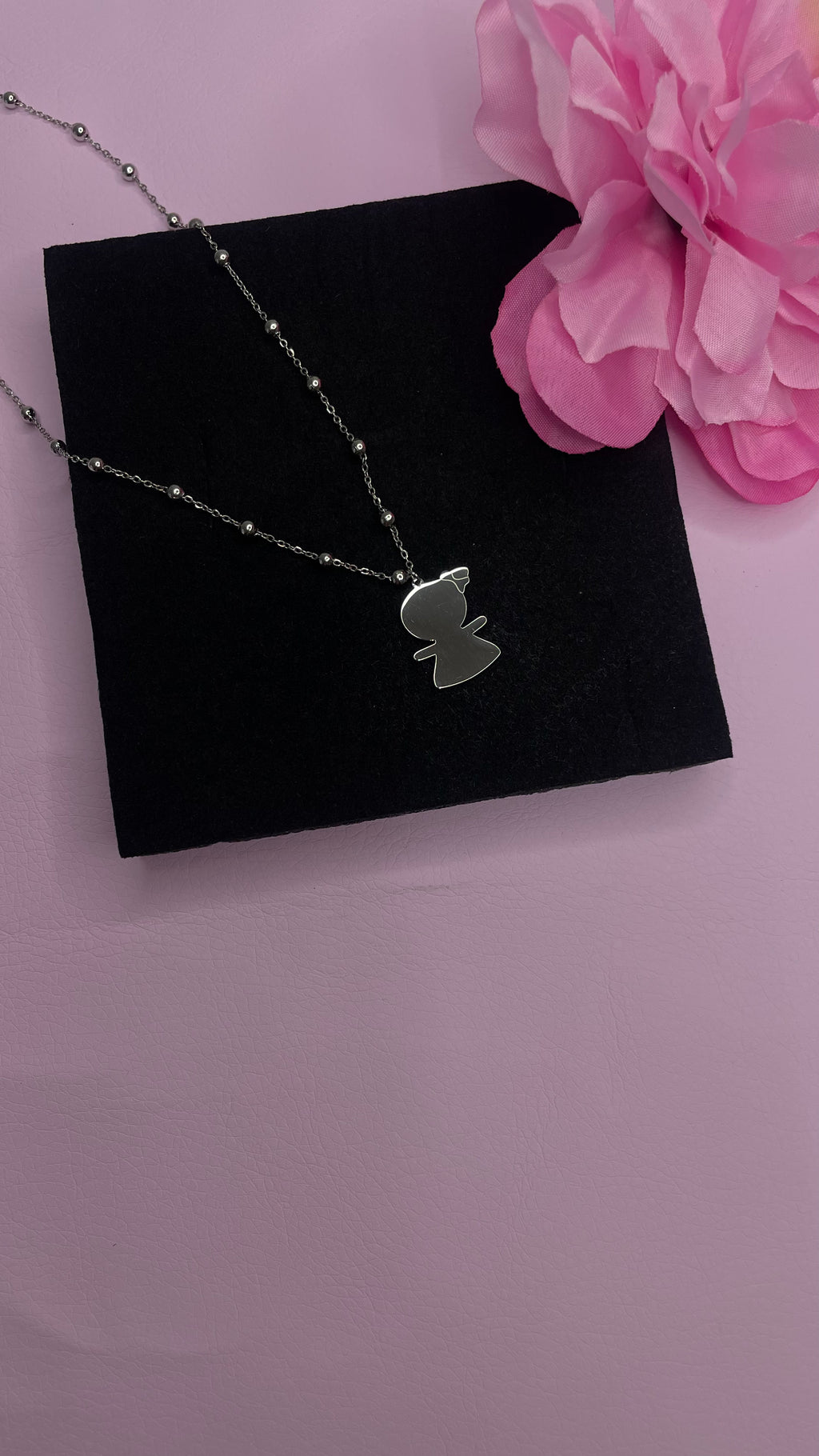 collana bebè argento