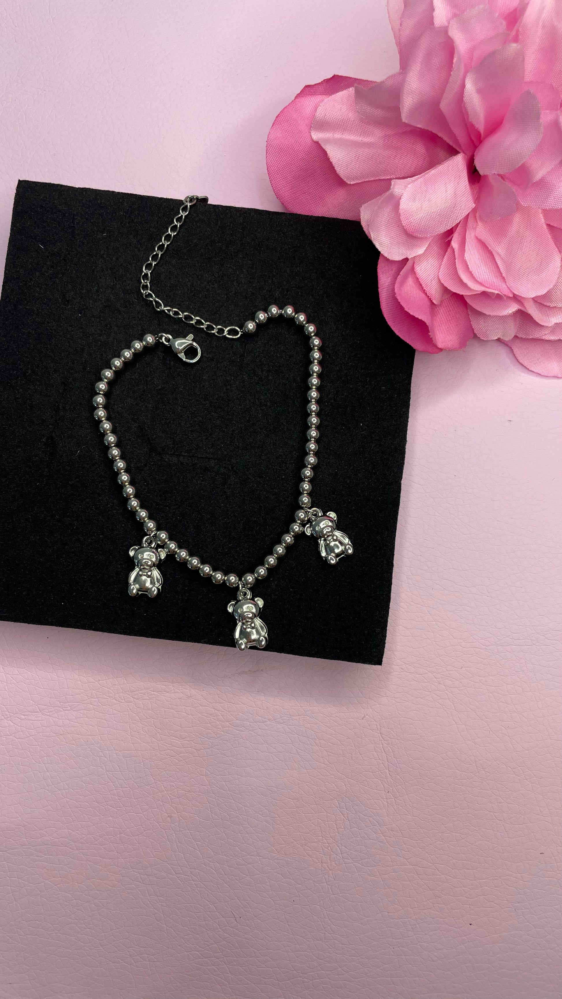 bracciale teddy argento