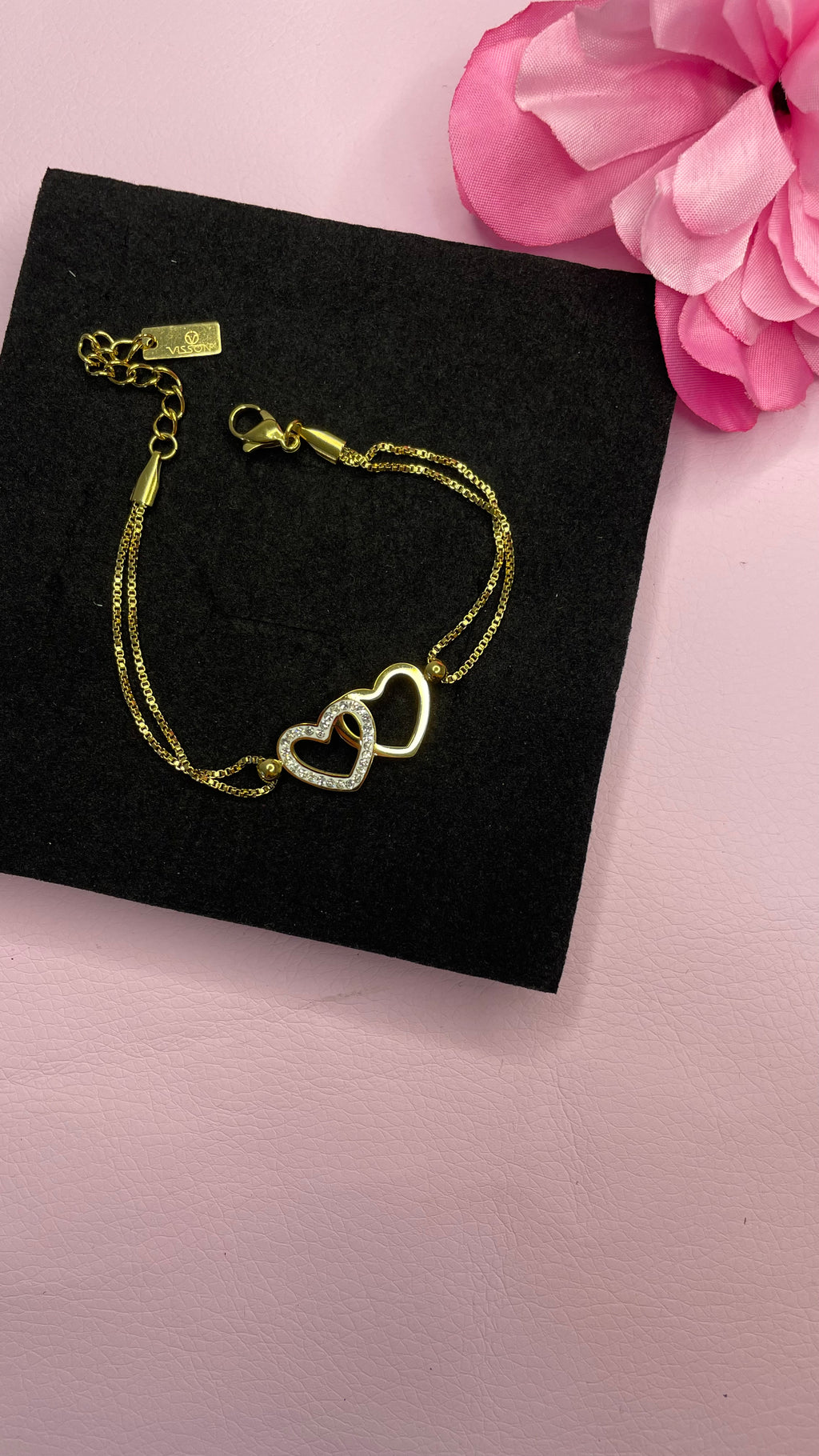 bracciale doubleheart oro