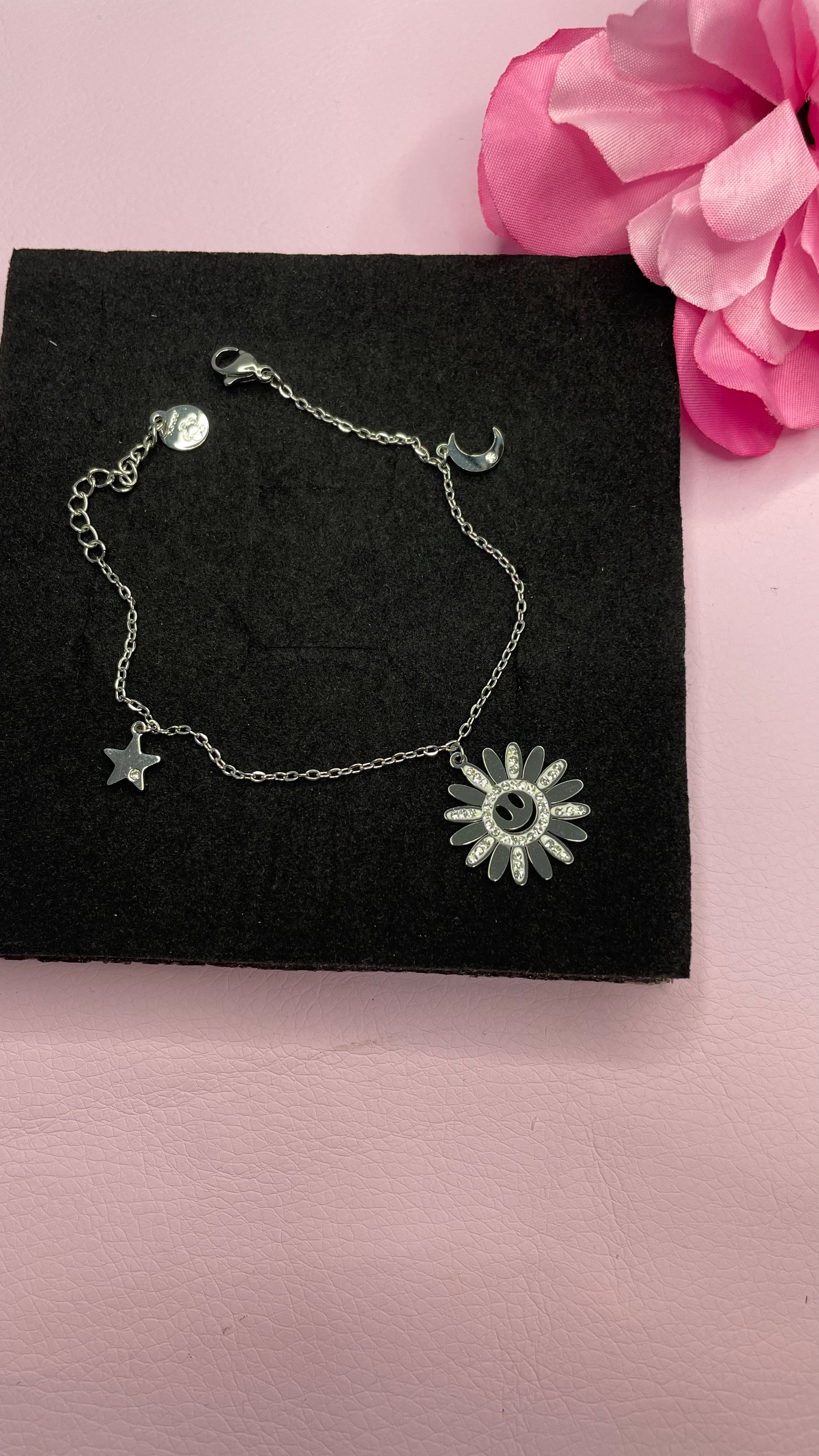 bracciale margherita argento