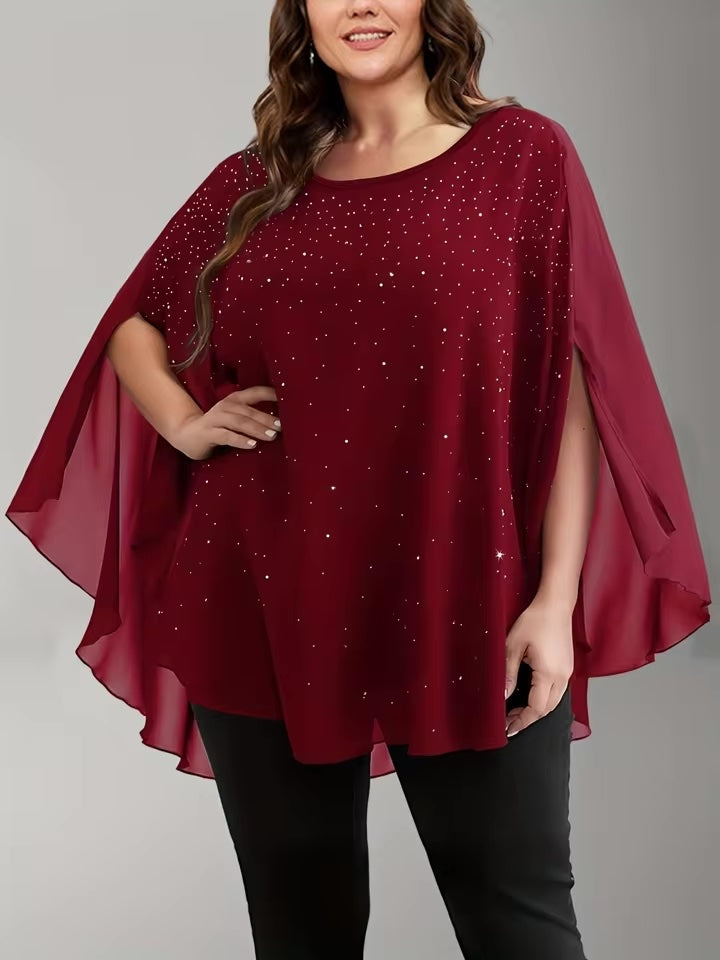 maglia aspyn curvy rosso