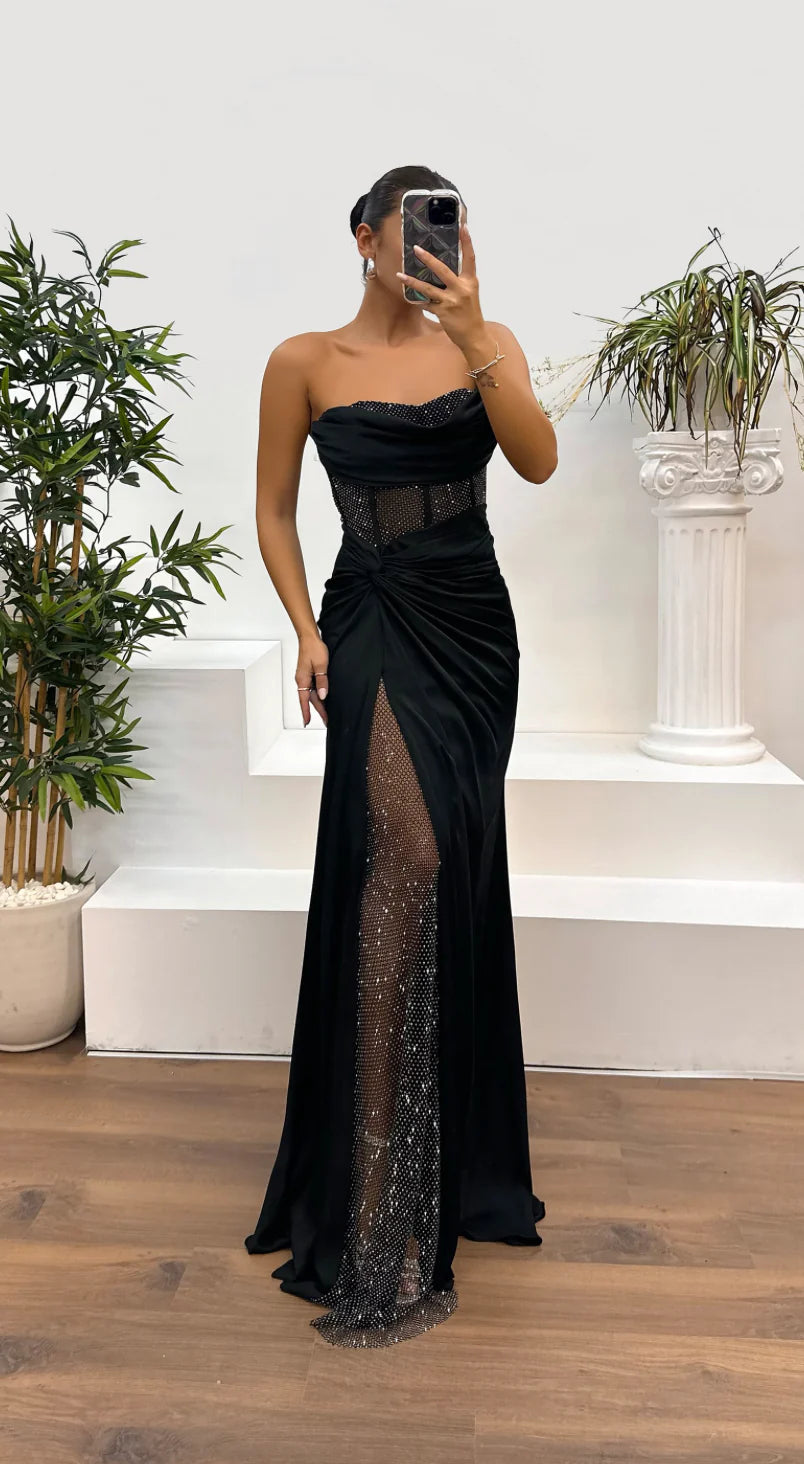 Abito Stella di Cristallo nero