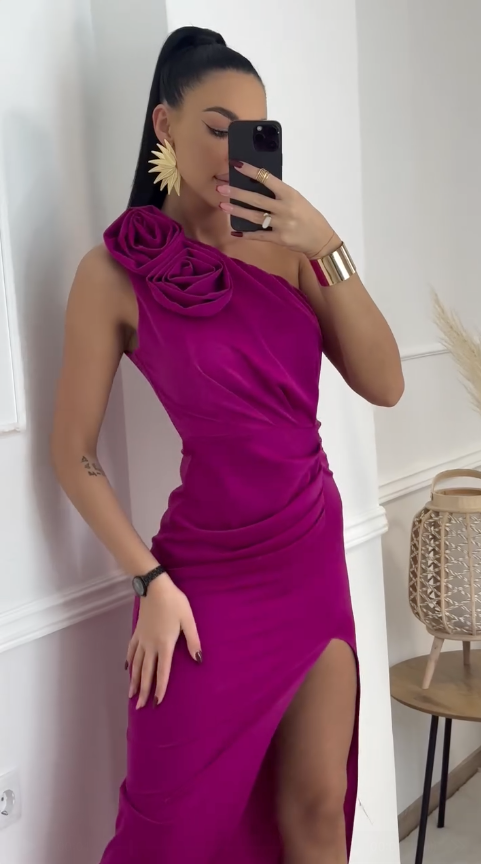Vestito Giordana fucsia