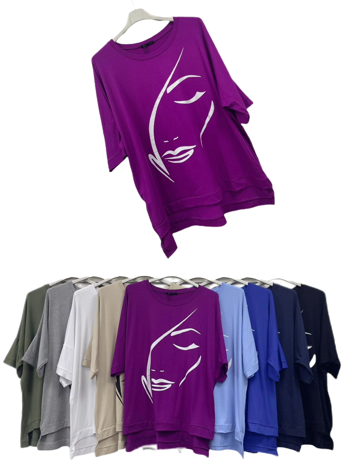 maglia poppei curvy vari colori