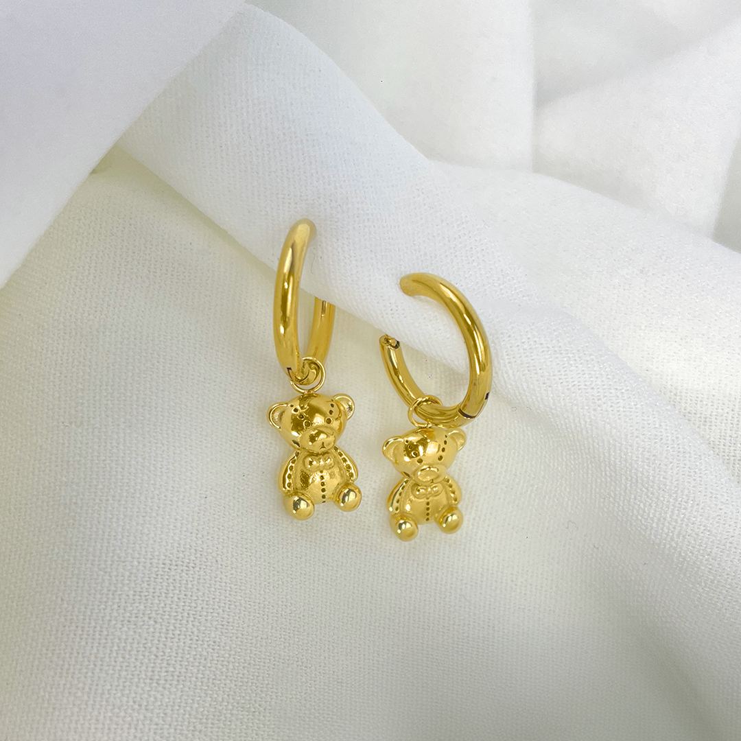 orecchini teddy oro