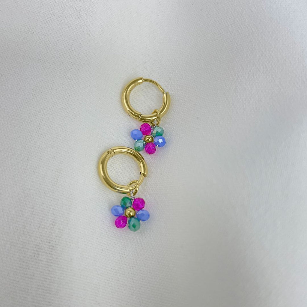 Orecchini Beaded Flower