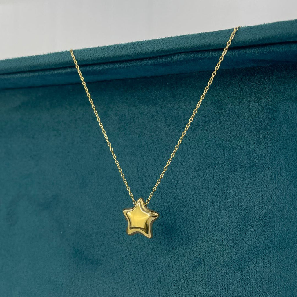 collana stella oro