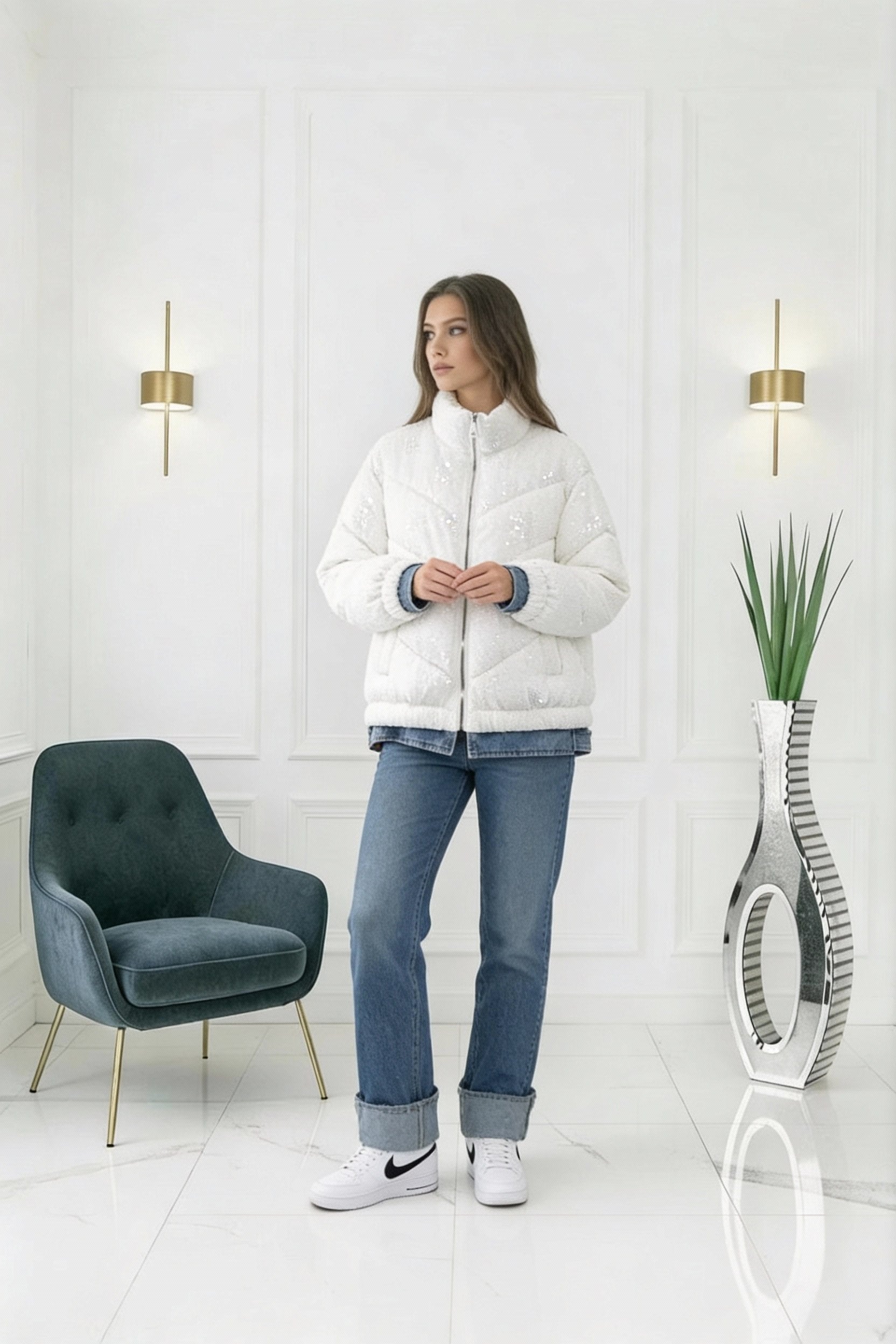 Giubbotto Paillettes