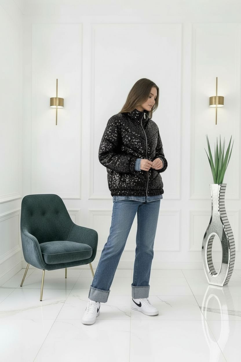 Giubbotto Paillettes